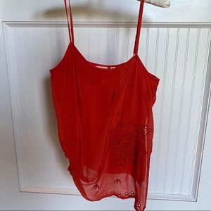 Anthropologie Red Tank